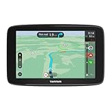 TomTom GPS para coche GO Classic, 6 pulgadas, con tráfico y prueba de radares gracias a TomTom Traffic, mapas de la UE, actualizaciones a través de WiFi, soporte reversible integrado