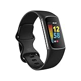 Pulsera avanzada actividad Fitbit Charge 5: con 6 meses de servicio Premium incluidos, hasta 7 días de batería, función ECG y Nivel de recuperación diario, Negro / Acero inoxidable negro grafito