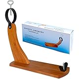 CUPERINOX Jamonero Profesional | Soporte jamonero Tipo Gondola| Base de Corte para Usar con Cuchillo jamonero | Jamon iberico | Fabricado en España