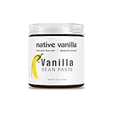 Native Vanilla - Pasta de Vainilla Pura y Natural 118 ml (4 oz) - Para los cocineros y para la cocina casera, la repostería y la elaboración de postres