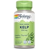 Solaray Kelp 550mg Algas Marinas 100 VegCaps 100 Unidades 100 g