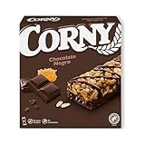 Corny - Barritas de Cereales con Chocolate Negro, Sin aceite de palma ni Conservantes - Pack 6x23gr