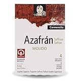 Azafrán molido extra Carmencita, 0,4 g (4 sobres)