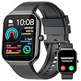 Reloj Inteligente Hombre Mujer, Smartwatch 1.96' Llamada Bluetooth, Pulsómetro/Monitor de Sueño/Podómetro, 113+ Modos Smart Watch Deportivo Hombre, Pulsera Actividad Impermeable IP68 para Android iOS