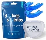 KULTIMA Férula Descarga Bruxismo Nocturna. 2 Bucales Dentales Moldeables para Dormir +1 Estuche Personalizado. Solución Contra Rechinar Dientes, Trastornos ATM, NO BPA Práctica Deportiva (AZUL, L)