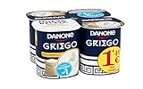 Griego DANONE - Yogur Cremoso con un 30% menos de Materia Grasa - Óptimo para toda la familia - Natural Azucarado - 4x110 g