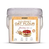 Weider Oat Gourmet. Harina de Avena Integral. Fuente de proteína con bajo contenido en azúcares. Sabor Tarta de Fresa (1,9 kg)