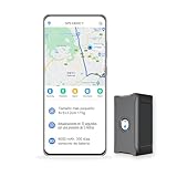 Localizador GPS para Coches, Motos y Perros, 90 Días en Espera 6000mAh, Alarma Antirrobo, Seguimiento Global en Tiempo Real - Tarjeta SIM Gratuita, App Incluida, Rastreador GPS Oculto