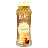 Lenor Unstoppables Perlas Lavadora Perfumadas, 42 Lavados, 570 g, Suavizante Para Ropa, Potenciador de Frescor para el Lavado, Fragancia Orquidia Dorada