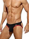 Mauro Kane Jockstrap Hombre Tanga Suspensorio Ropa Interior Deportivo Transpirable Calzoncillos Slips