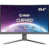 MSI G24C4 E2 - Monitor Curvo Gaming de 23.6' FHD (1920 x 1080) Panel VA, 180Hz / 1ms, Curvatura 1500R, Color Negro