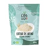 Harina de Avena Integral Ecológica en Polvo - 500g. Harina Avena Integral Molida en Polvo Sabores Neutro. Avena en Polvo Proteica para Pizza Pasta o Dulces como Pancakes.