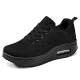 Ahico Zapatillas Adelgazar Mujer Deportivas Balance Zapatos para Correr Ligero Calzado Deportivo Transpirable Gimnasio Fitness Casual Sneakers