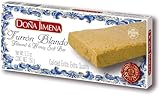 DOÑA JIMENA - Turrón Blando con Miel y Almendras, Textura Cremosa, Dulce Navideño de Receta Artesanal Calidad Extra, Turrón tradicional Sin Gluten 150 G