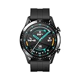 HUAWEI Reloj Inteligente Watch GT 2 (46 mm), batería de 2 semanas de duración, GPS Integrado, 15 Modos Deportivos, monitorización de la frecuencia cardíaca en Tiempo Real, Llamadas Bluetooth, Negro