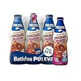 Batido Puleva de Chocolate Sin Lactosa botella 1L – Pack 6 unidades