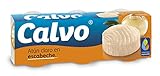 Calvo - Atún Claro Escabeche, Pack 3 x 80 g