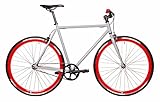 Kamikaze Bicicleta SS Fixie/Single Gris/roja… (L 560)