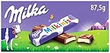 Milka Milkinis Mini Barrritas de Chocolate con Leche de los Alpes Relleno de Crema Láctea 87,5g 8 unidades