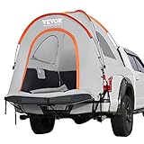 VEVOR Tienda de Campaña para Camioneta 200x165x170 cm con Capa de Lluvia y Bolsa de Transporte Tienda de camión de Doble Capa PU2000mm Impermeable para 2-3 Personas, para Acampar Viajar al Aire Libre