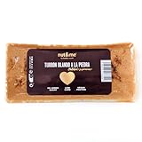 Turrón de almendra blando a la piedra 300 gr nut&me | KETO | Turron sin azucar añadido | Turron keto | Sin azúcares añadidos | Sin gluten, sin lactosa, sin aditivos | Sin OGM | Low carb | Vegano