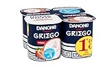 Griego DANONE - Yogur Cremoso con un 30% menos de Materia Grasa - Óptimo para toda la familia - Sabor Fresa - 4x110 g