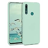 kwmobile Funda para Huawei P Smart Z Carcasa - Ultrafina de TPU y Silicona con Bordes elevados anticaídas - Menta Mate