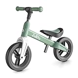 JOLLITO Bicicleta de Equilibrio para Bebés, Juguetes de Bicicleta para de Niñas y Niños de 18 a 48 Meses, Bicicleta de Entrenamiento Liviana Sin Pedales, Rueda de 9 Pulgadas y Marco de Aluminio