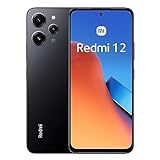 Xiaomi Redmi 12 4G - Smartphone de 4+128GB, Pantalla de 6,79' FHD+ AdaptiveSync 90 Hz, MediaTek G88, Triple cámara de 50MP, NFC, batería de 5000 mAh, Negro (Versión ES)