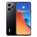 Xiaomi Redmi 12 4G - Smartphone de 4+128GB, Pantalla de 6,79' FHD+ AdaptiveSync 90 Hz, MediaTek G88, Triple cámara de 50MP, NFC, batería de 5000 mAh, Negro (Versión ES)