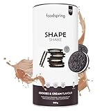 foodspring Shape Shake - batido completo, sustitutivo de comida con proteína premium para controlar el peso, 202 kcal por ración, sin gluten - 900g