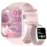 Blackview Reloj Inteligente Mujer, 1.85' Smartwatch con Llamadas Bluetooth, Oxímetro(SpO2)/Pulsómetro/Monitor de Sueño/Podómetro, 100+ Modos Deportivos Pulsera Actividad para Android iOS