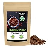 Pimienta de Sichuan entera (100g), pimienta de Sichuan 100% natural, granos de pimienta de Sichuan sin aditivos, pimienta Timut vegana