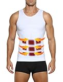 Casey Kevin Faja Chaleco Hombre, Camiseta Reductora Compresión, Camisa de Compresión Slim para Hombres, Alta Elasticidad Body Shaper Chaleco(Tamaño: S-XXL)