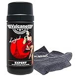 Vulcanet - Toallitas de limpieza, sin agua, para motocicleta y coche (80 unidades)