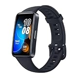 HUAWEI Band 8 Smart Watch, Diseño Fino, Seguimiento Preciso del Sueño, Batería de 14 días, Compatible con Android e iOS, para Salud y Bienestar,Versión Española, Negro