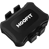 moofit CS9 Sensor de cadencia/Velocidad para Ciclismo, Bluetooth/Ant+, Sensor inalámbrico de cadencia o Velocidad con IP67 Resistente al Agua, Compatible con Wahoo, Zwift, Rouvy, Peloton, CoospoRide