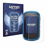 savvies Protector Pantalla para Garmin eTrex Touch 35 (6 Unidades) Película Ultra Transparente