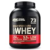 Optimum Nutrition Gold Standard 100% Whey, Proteína en Polvo para Recuperacíon y Desarrollo Muscular con Glutamina Natural y Aminoácidos BCAA, Sabor Double Rich Chocolate, 73 Dosis, 2.26 kg