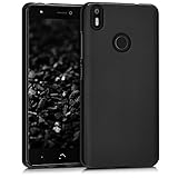 kwmobile Funda para bq Aquaris X/X Pro Carcasa - Ultrafina de TPU y Silicona con Bordes elevados anticaídas - Negro Mate