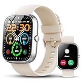 QXQ Reloj Inteligente Hombre Mujer, 1.91' Smartwatch con Llamadas Bluetooth y Notificación, 100+ Modos Deportivos, Impermeable IP68, Smart Watch Pulsómetro/Monitor de Sueño/Podómetro para iOS Android