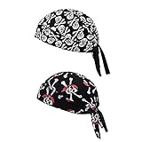 INGJIA 2Pcs Bandana Ciclismo Hombre Mujer Pañuelo Cabeza Ciclismo para Nadar Correr Senderismo Montañismo y Moto