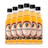 Ron Bardinet Negrita Añejo Botellín Miniatura 5 cl (Caja de 6 Botellín Miniatura de 5 cl)