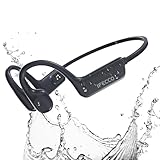 IFECCO Auriculares Conducción Osea Natacion - IP68 Resistente al Agua Auriculares para Nadar Bluetooth 5.4,Auriculares Open Ear con 32G Mp3 para Natacion Correr Ciclismo