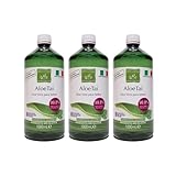 Benessence - Jugo y pulpa de Aloe Vera para beber, sin pasteurizar y sin filtrar - 3 L