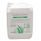 Vinagre Blanco de Limpieza 5L – Concentrado 10º - Puro y Natural para Limpieza del Hogar –Multiusos Limpieza Ecológica: Desengrasante, Antical y Abrillantador – Elimina Malos Olores en Ropa (5 Litros)