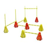 Yes4All T1K8 Agility Hurdle Cone Set, Set 8 conos + 12 barras