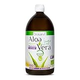 DRASANVI | Jugo de Aloe Vera 100% Puro BIO | Salud Gastrointestinal | Apoyo al Sistema Inmune | Desintoxicante Natural | Propiedades antiinflamatorias y | Sin conservantes | 1l