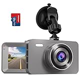 WeBeqer Cámara de Coche con Tarjeta SD de 64G,Dashcam FHD 1080P,Dash CAM Coche con Pantalla de 3',176° Gran Angular,Sensor G,Monitor de Aparcamiento,Grabación en Bucle,Visión Nocturn IR,WDR