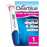 Clearblue Ultratemprana Digital, Prueba de Embarazo (10 mIU/ml), Ninguna Prueba Puede Indicártelo con Tanta Antelación – 1 Test Digital